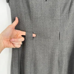 Ralph Lauren Black Label Wool Sheath Dress Size 4 Gray Workwear‎ Minimalist Chic thumbnail 4
