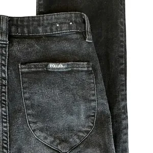 Rolla’s Women’s East Coast High Rise Black Denim Cropped Bootcut Jeans Size 27 thumbnail 9