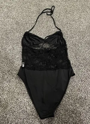 Shein black lace bodysuit L thumbnail 13