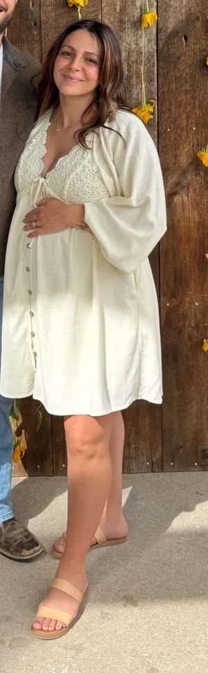 Cream BoHo Dress thumbnail 1