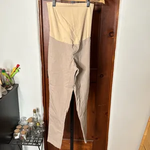 Motherhood Maternity Maia Skinny Ankle Khaki Pants Secret Fit Belly Size Large thumbnail 6