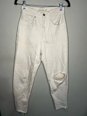 Levis Quality Premium High Loose Tapered Light Pink‎ Denim Jeans thumbnail 2