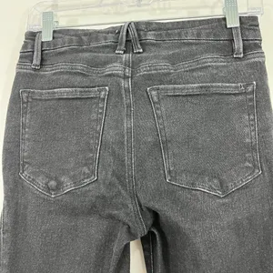 Good American Size 27 Black Good Legs Raw Hem Skinny Jeans thumbnail 5