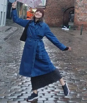 Madewell Denim Trench Coat Small thumbnail 2