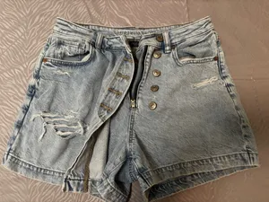 American Eagle Denim Skort / Jean Shorts – Light Wash thumbnail 5