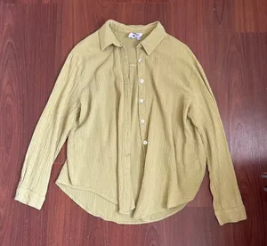 Princess Polly matcha green long sleeve shirt thumbnail 1