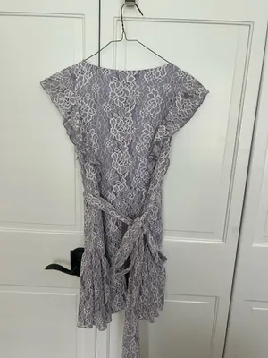Majorelle Purple Lace Mini Dress thumbnail 3