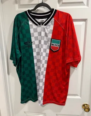oversized umbro mexico soccer jersey  thumbnail 1