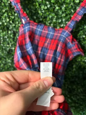 Aerie NWT Plaid Flannel Pajama Romper Sz Small thumbnail 7
