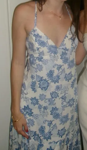 Long floral dress thumbnail 1