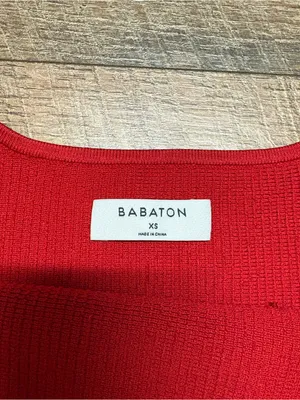 Babaton Aritzia Sculpt Knit Square Neck Cropped Tank Top Size XS thumbnail 3