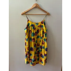 Ces Femme Yellow Floral Sundress | Size Small EUC thumbnail 2