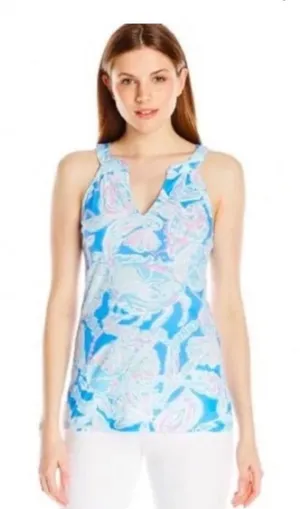 Lilly Pulitzer Arya Tank Top Small preppy Coastal resortwear maximalist‎ layered thumbnail 1