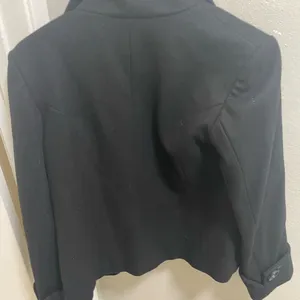 1 Madison Black Double Breasted Pea Coat Women's XS Wool Blend thumbnail 5