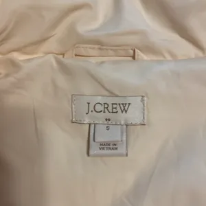 J.Crew Puffer Vest size S BNWOT length 25” bust 36” color cream thumbnail 12