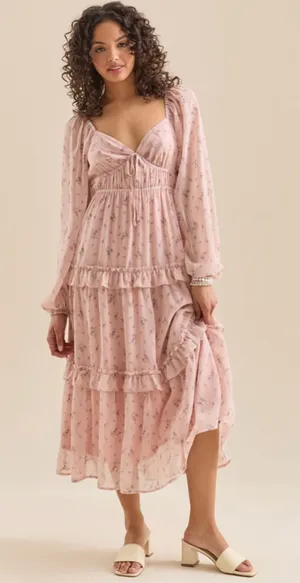 NWT Altar’d State Kinsley Floral Maxi Dress thumbnail 1