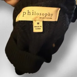 Philosophy‎ Boat Neck Sweater with Large Buttons thumbnail 5