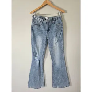 PTCL Flared Blue Jeans Distressed Size 29‎ Stretch Nordstrom NWT thumbnail 2