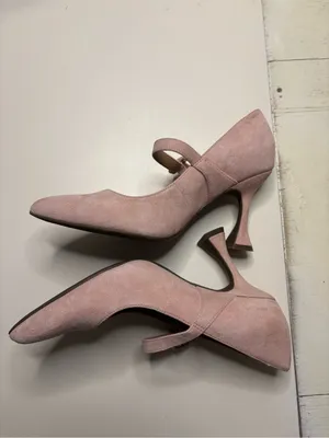 Vionic Collette Pink Suede Mary Jane Pumps High Heels Size 6.5 Comfort Coquette thumbnail 3