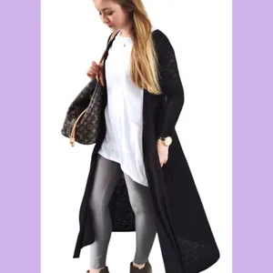 NEW LuLaRoe Long Black Open Front Cardigan thumbnail 16