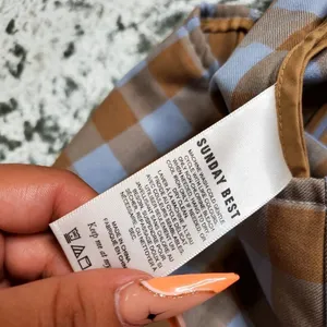 Sunday‎ Best Plaid Blue/Tan Mini Skirt thumbnail 4