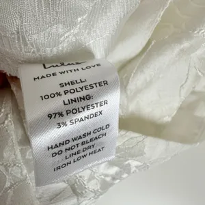 Lulus Radiant Flair Ivory Floral Jacquard Bustier Skort Romper Bridal XS NWT thumbnail 13
