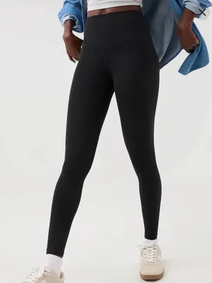 OFFLINE By Aerie Real Me XTRA High Waisted Legging XL Long New Black thumbnail 1