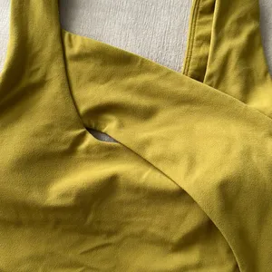 Lululemon Nulu Cross-Front Yoga Bra : Light Support, B/C Cup - Auric Gold thumbnail 6