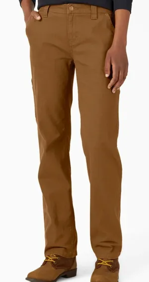 Dickies Women's FLEX Relaxed Fit Duck Carpenter Pants size 8 thumbnail 1