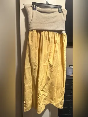 NWT Zara Contrast Fajin Skirt Also known as the Contrast Cummerbund(convertible) thumbnail 11