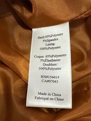 GEMMA JANE Faux Suede Button-Front Jacket S 18.5” p2p Mocha Brown NWT thumbnail 9