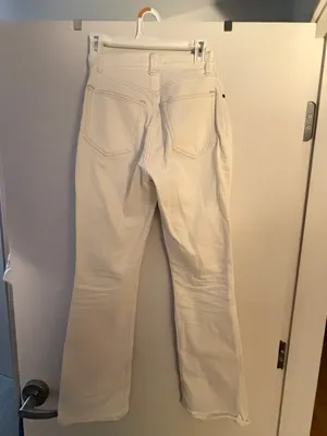 Abercrombie and Fitch white jeans thumbnail 2