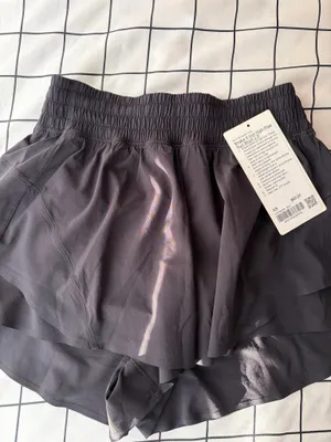 Woman’s Black Lululemon Shake It Out High-rise Shorts, Length 2.5”, Size XS NWT. thumbnail 2