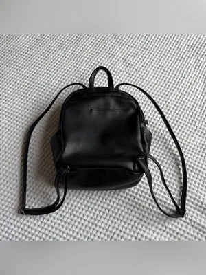 Black Mini Backpack Crossbody Bag - Unbranded thumbnail 3