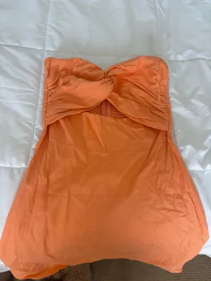 Princess Polly Mink Dress Orange  thumbnail 3