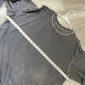 Free People Tshirt crewneck long sleeve oversized womens Gray (small) athleisure thumbnail 3