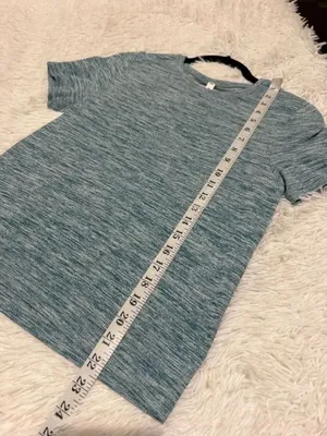 Athleta In Motion Tee in Heather Blue XS thumbnail 4