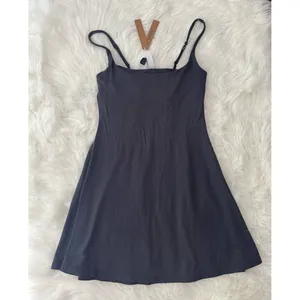 Skims Smooth Lounge Skimpy Strap Mini Dress Graphite Size XS thumbnail 2