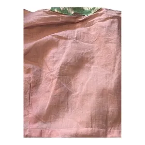 Darling April Dress Spearmint Green‎ Floral Linen Blend Pockets Large NWT thumbnail 10
