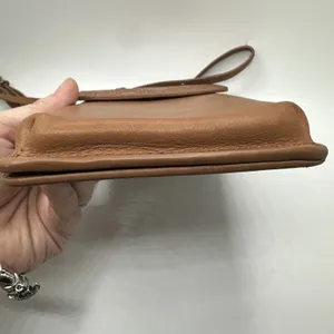 The Sak Collective Leather Smartphone Crossbody Wallet Bag Tobacco Brown Mandala thumbnail 8