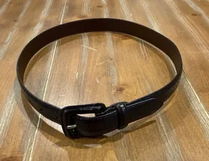 Coach 8571 Black Calfskin Leather Belt Brass Women's Size Small Classic Heritage thumbnail 1