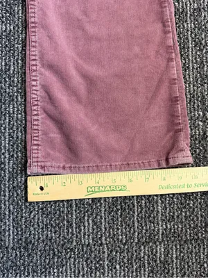 Silver Jeans Co. Suki Mid-Rise Bootcut Corduroy Pants Dusty Rose Sz 14 / 32 thumbnail 2
