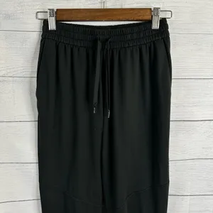 Outdoor Voices Womens size XS Pull On Elastic Waist Black Leggings Pants thumbnail 3
