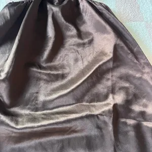 H&M Divided Brown Satin Dress thumbnail 2