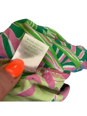 Lilly Pulitzer Womens Tropical Print Board Shorts Pink Green Blue Size S Nylon thumbnail 4