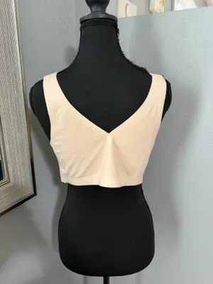 Honeylove V-Neck Soft Form Wireless Padded Bra Nude XL thumbnail 4