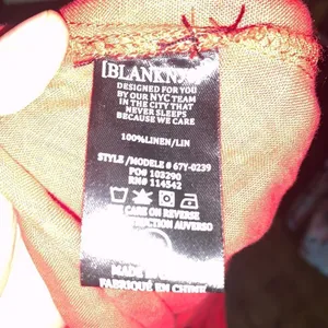 Blank NYC cherry red ruffled wrap 27 linen mini skirt thumbnail 4