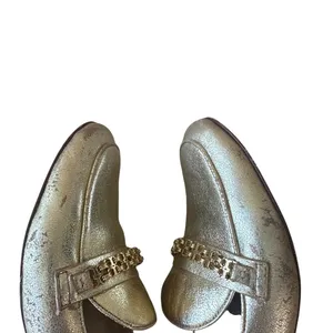 Tory Burch Gemini Link Metallic Gold Loafers‎ 9 thumbnail 10