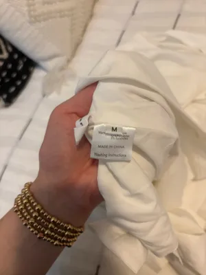 Amazon White Bow Slit Dress thumbnail 3