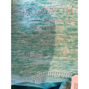 Peloton‎ Leggings Women XL Teal Space Dye High Rise Crop Capri Stripe Athleisure thumbnail 13